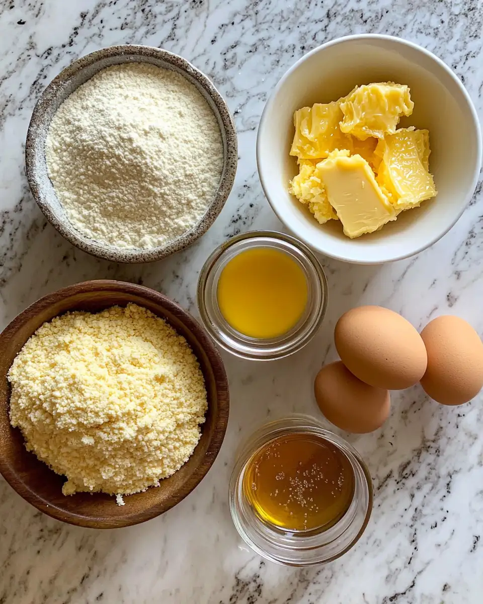 Irresistibly Sweet and Savory: Honey Butter Cornbread Poppers Delight 4 Ingredients for Irresistibly Sweet and Savory: Honey Butter Cornbread Poppers Delight