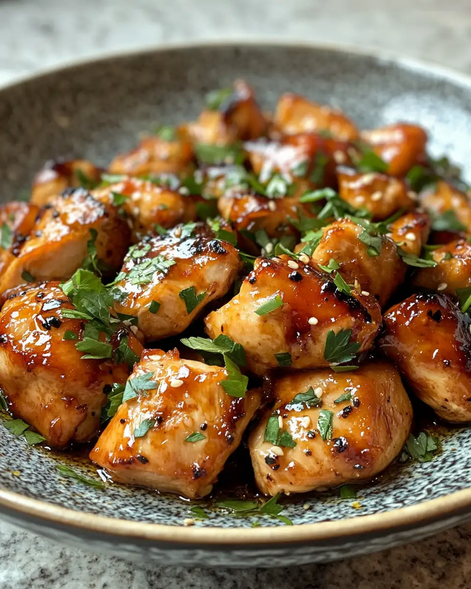 Sweet Meets Savory: The Irresistible Magic of Honey Garlic Chicken 6 Final dish - Sweet Meets Savory: The Irresistible Magic of Honey Garlic Chicken
