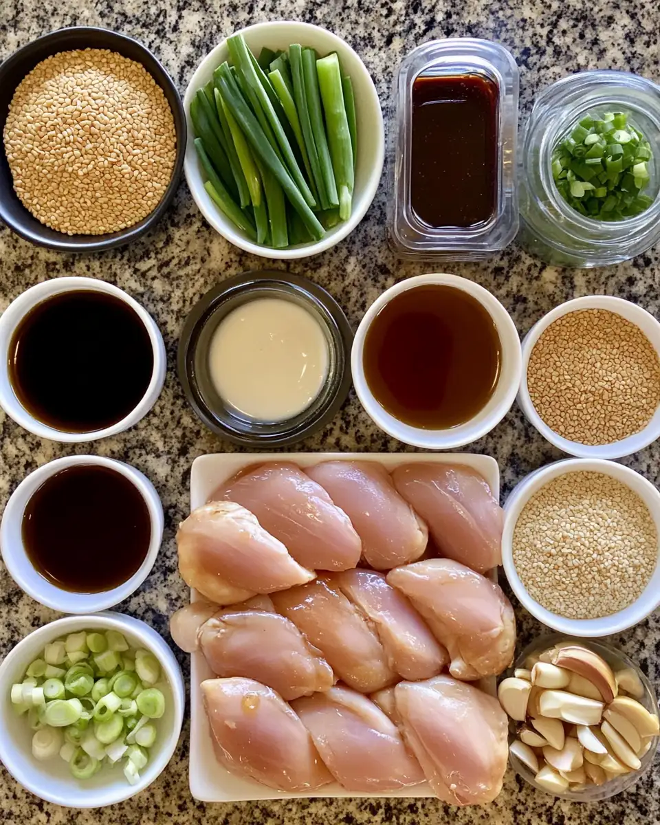 Sweet Meets Savory: The Irresistible Magic of Honey Garlic Chicken 4 Ingredients for Sweet Meets Savory: The Irresistible Magic of Honey Garlic Chicken