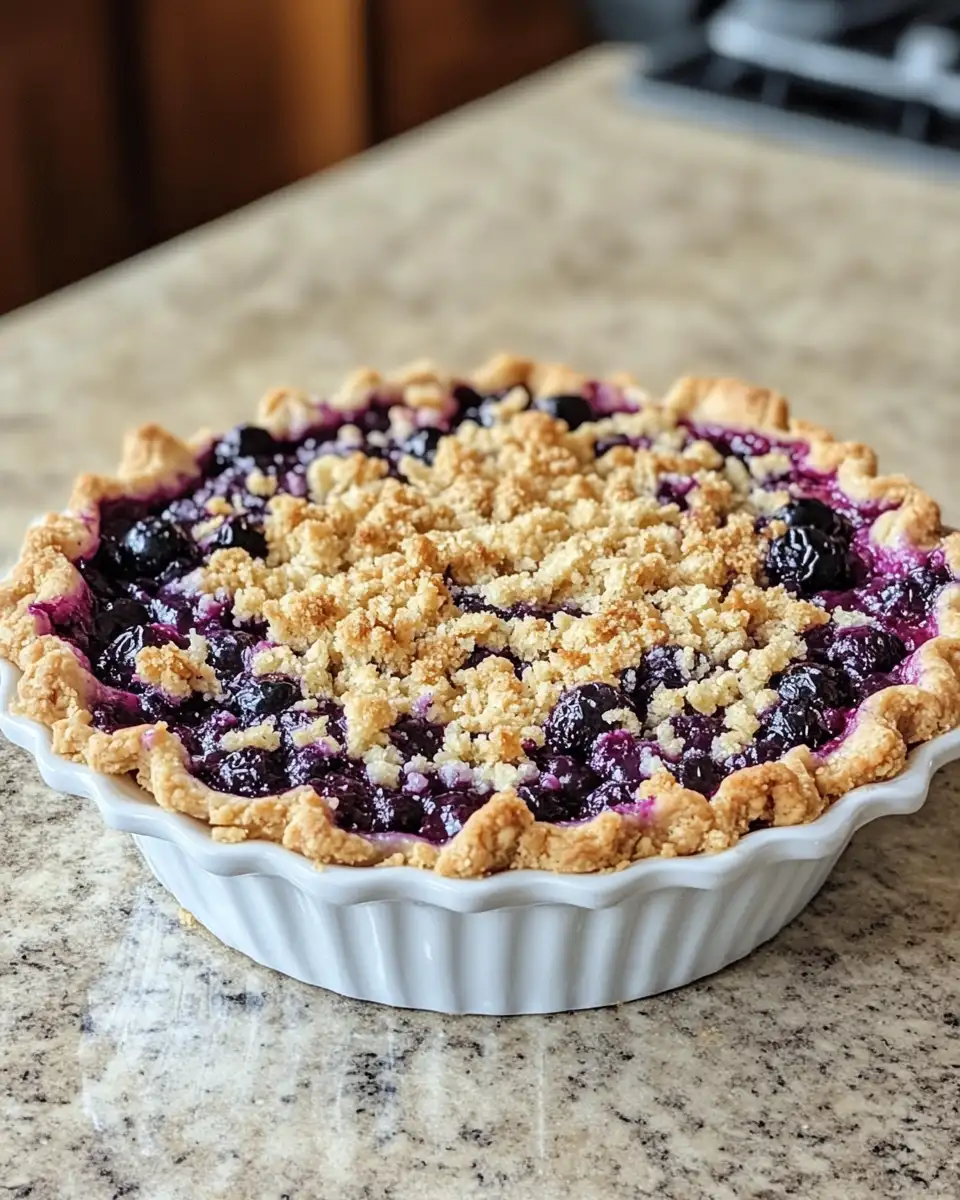 Decadent Delight: Mastering the Art of Blueberry Crumble Cheesecake 6 Final dish - Decadent Delight: Mastering the Art of Blueberry Crumble Cheesecake