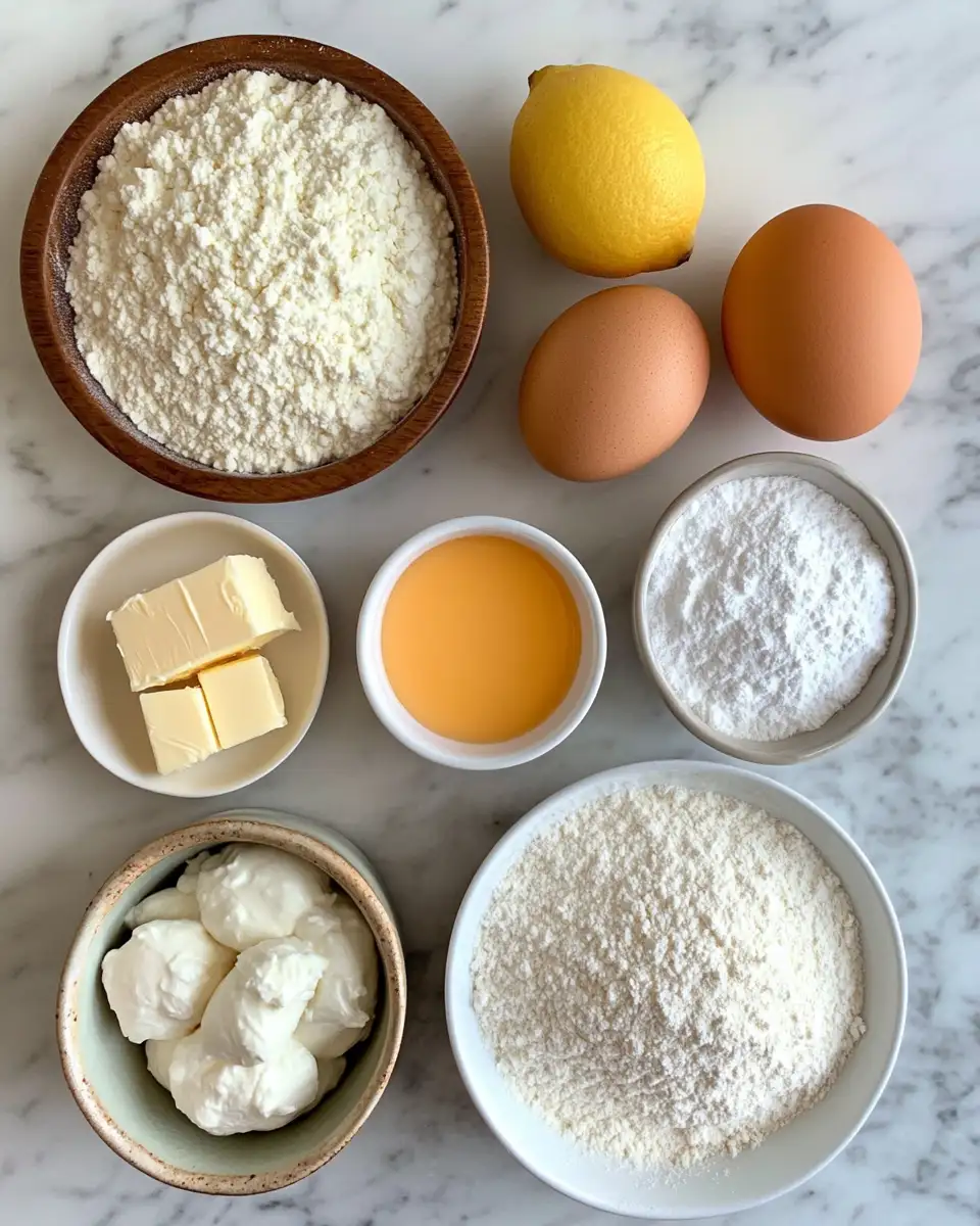 Ingredients for Heavenly Bites: Indulge in the Light & Fluffy Yogurt Cloud Cake