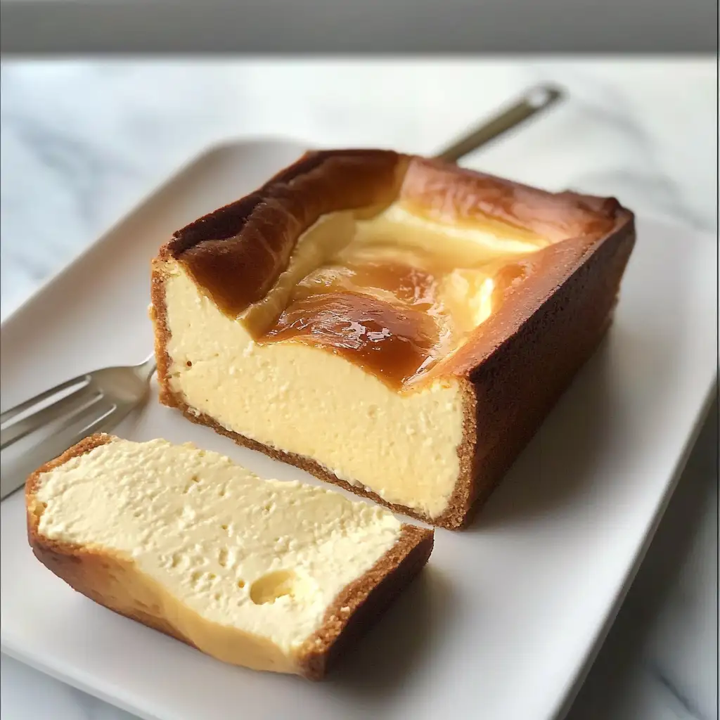 Irresistible Loaf Pan Basque Cheesecake: Your New Favorite Dessert - Featured Image