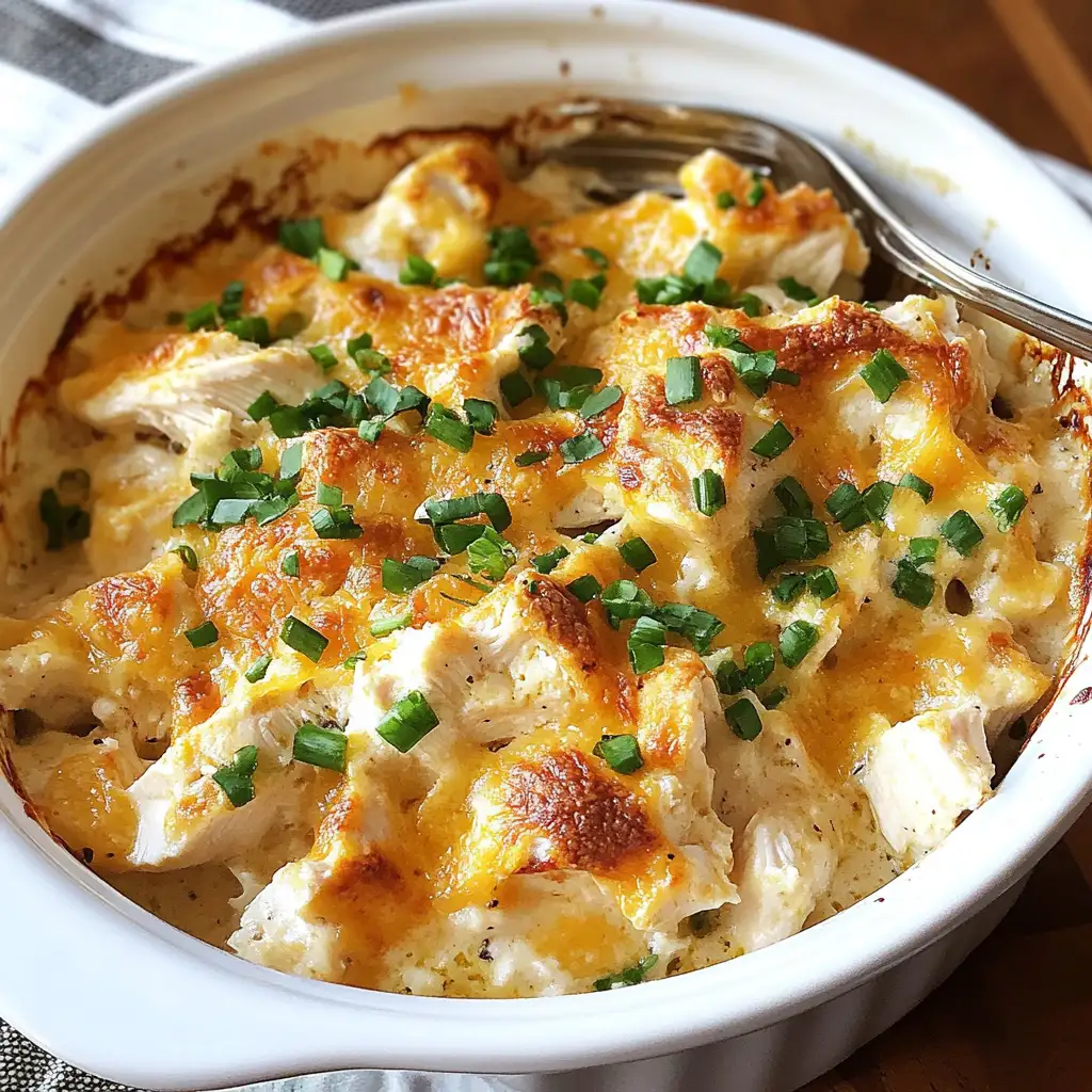 Deliciously Simple Low Carb Chicken Casserole for a Healthy Dinner - Featured Image