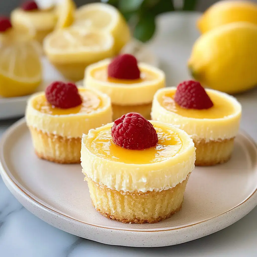 Zesty Delight: Irresistible Mini Lemon Cheesecakes That Brighten Your Day - Featured Image
