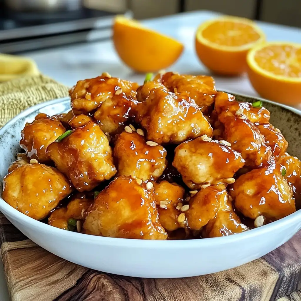 Crispy Orange Chicken Made Easy in the Airfryer - Featured Image