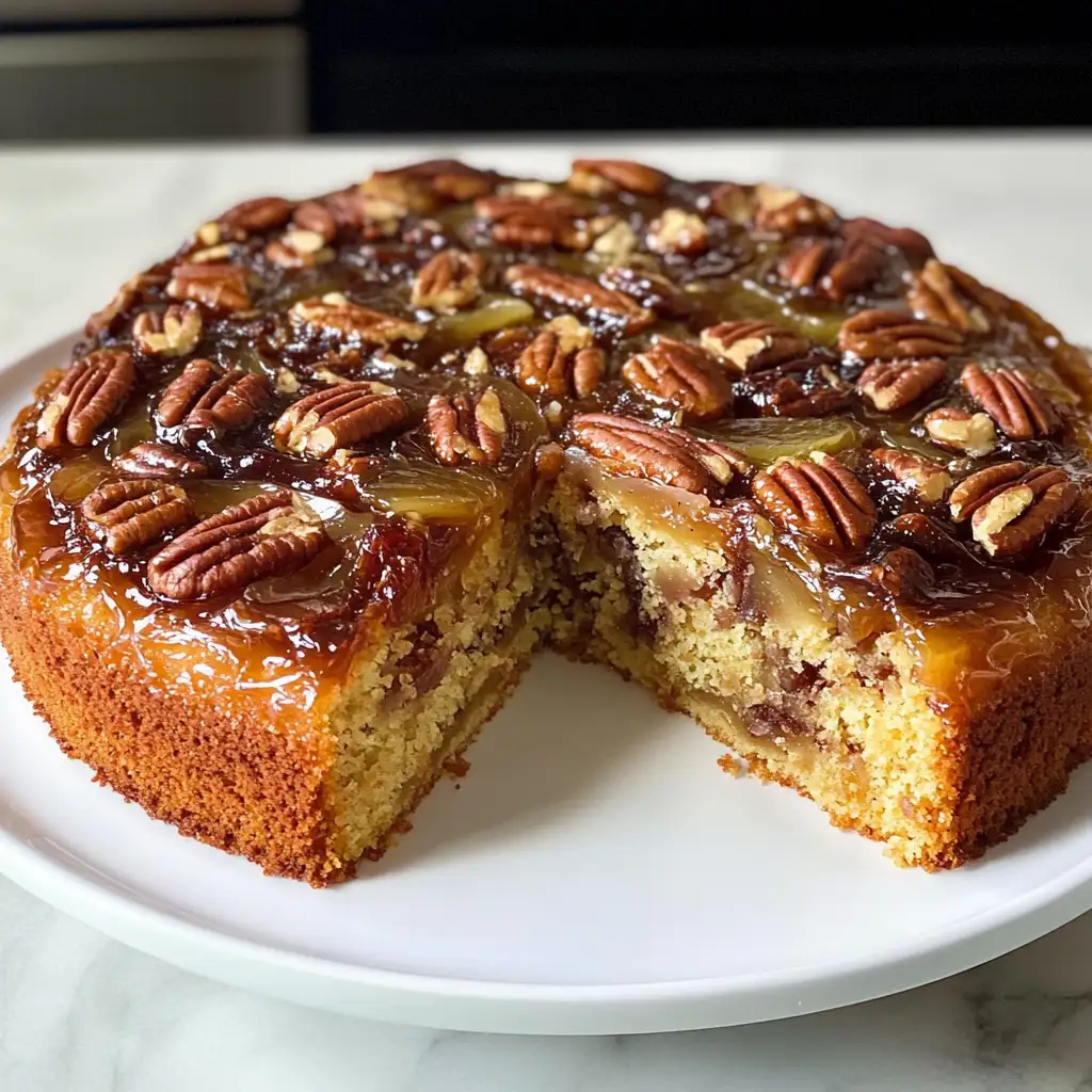 Pecan Upside Down Cake: A Sweet Southern Delight - Featured Image