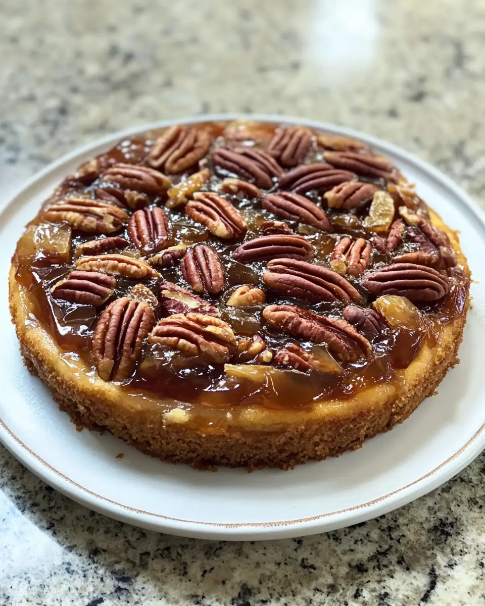 Pecan Upside Down Cake: A Sweet Southern Delight 6 Final dish - Pecan Upside Down Cake: A Sweet Southern Delight