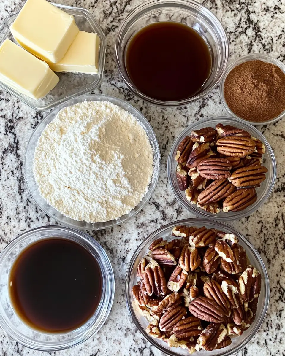 Pecan Upside Down Cake: A Sweet Southern Delight 4 Ingredients for Pecan Upside Down Cake: A Sweet Southern Delight