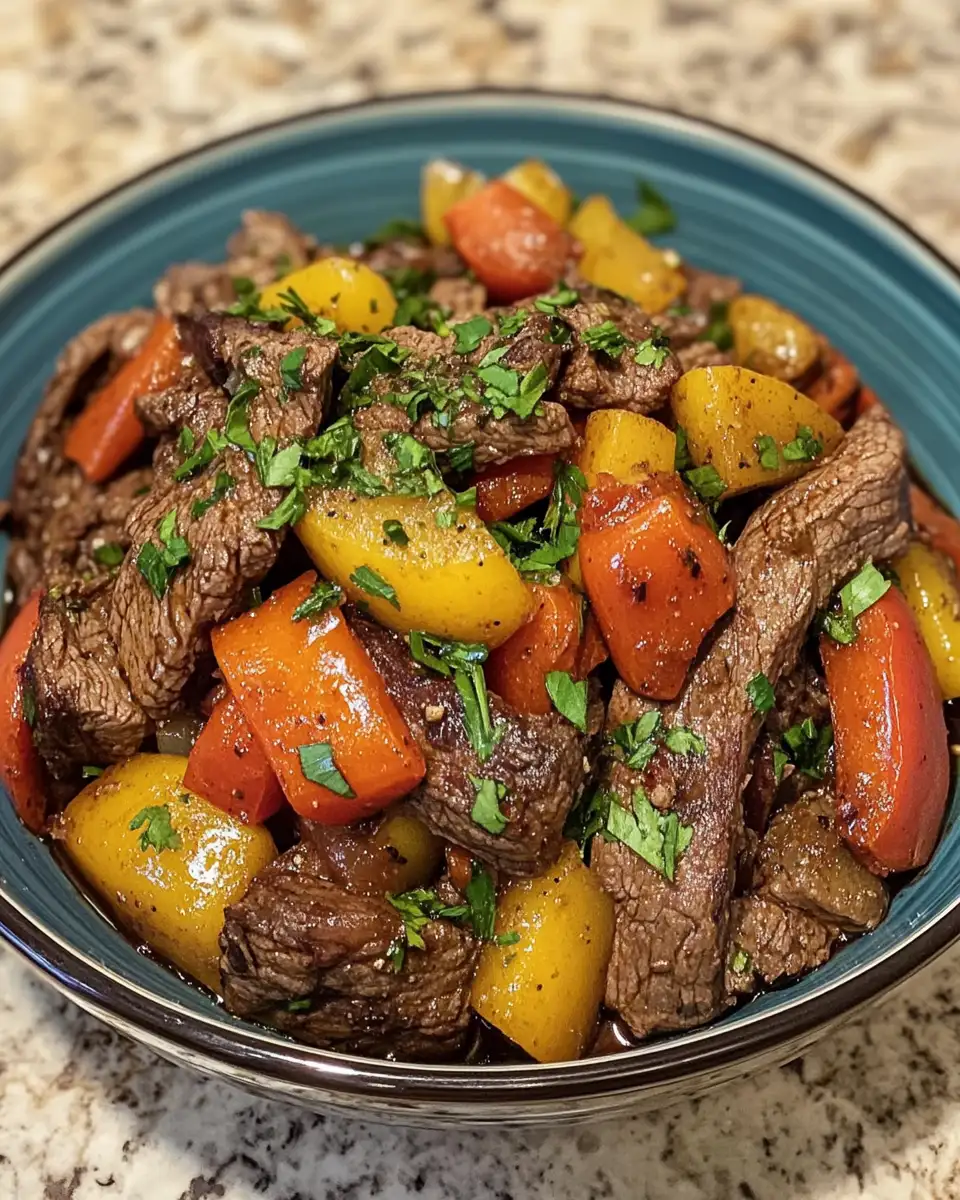 Slow-Cooked Perfection: Unveiling the Ultimate Pepper Steak in a Crock Pot 6 Final dish - Slow-Cooked Perfection: Unveiling the Ultimate Pepper Steak in a Crock Pot