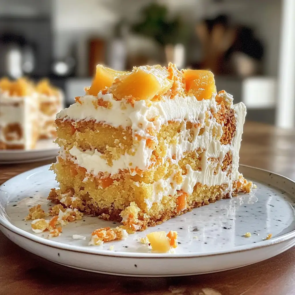 Tropical Bliss: Indulge in the Irresistible Pineapple Carrot Cream Cake - Featured Image