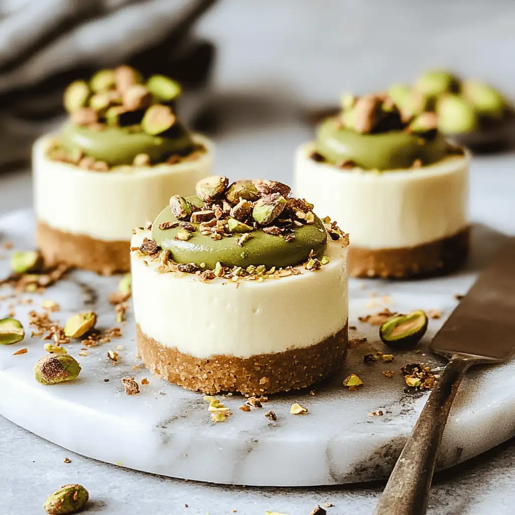 Heavenly Pistachio and Coffee Mini Cheesecakes: A Match Made in Dessert Heaven - Featured Image