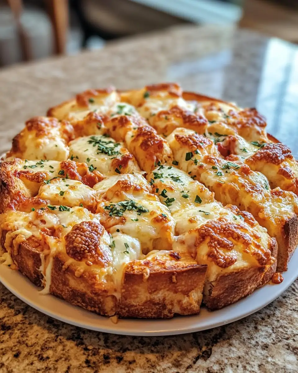 Irresistible Cheesy Delights: Discover the Magic of Pull Apart Pizza Bread 6 Final dish - Irresistible Cheesy Delights: Discover the Magic of Pull Apart Pizza Bread