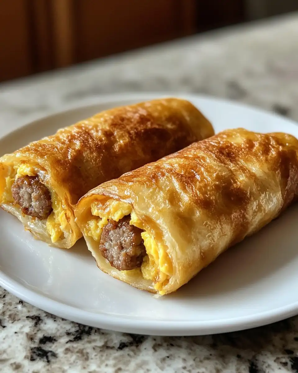 Rise and Shine with Irresistible Sausage Egg and Cheese Breakfast Roll-Ups 6 Final dish - Rise and Shine with Irresistible Sausage Egg and Cheese Breakfast Roll-Ups