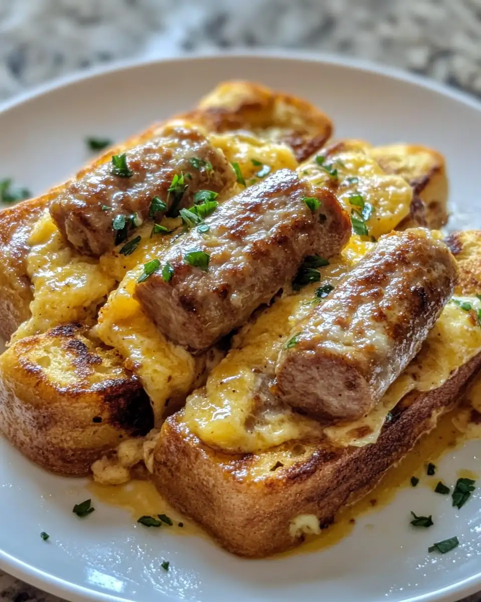 Sizzling Sausage French Toast Roll-Ups: A Breakfast Revolution 6 Final dish - Sizzling Sausage French Toast Roll-Ups: A Breakfast Revolution