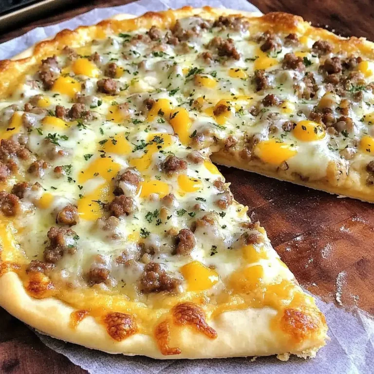 Wake Up to Flavor: Sausage Gravy Breakfast Pizza Delight 5 Wake Up to Flavor: Sausage Gravy Breakfast Pizza Delight - Featured Image