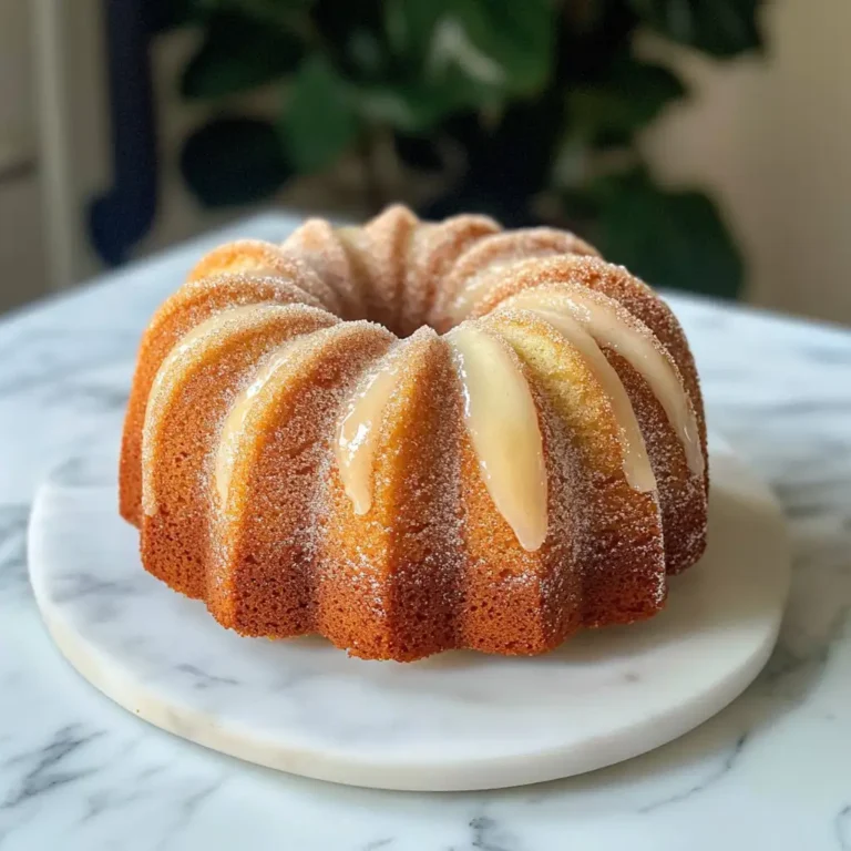 Irresistibly Delicious: Snickerdoodle Bundt Cake Bliss - Featured Image