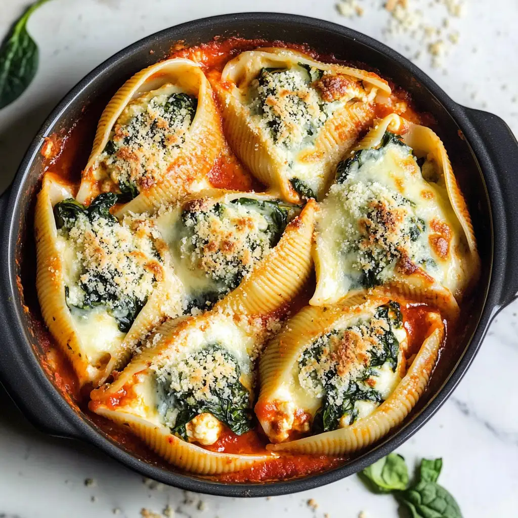 Irresistible Spinach and Ricotta Stuffed Shells for a Perfect Comfort Meal - Featured Image