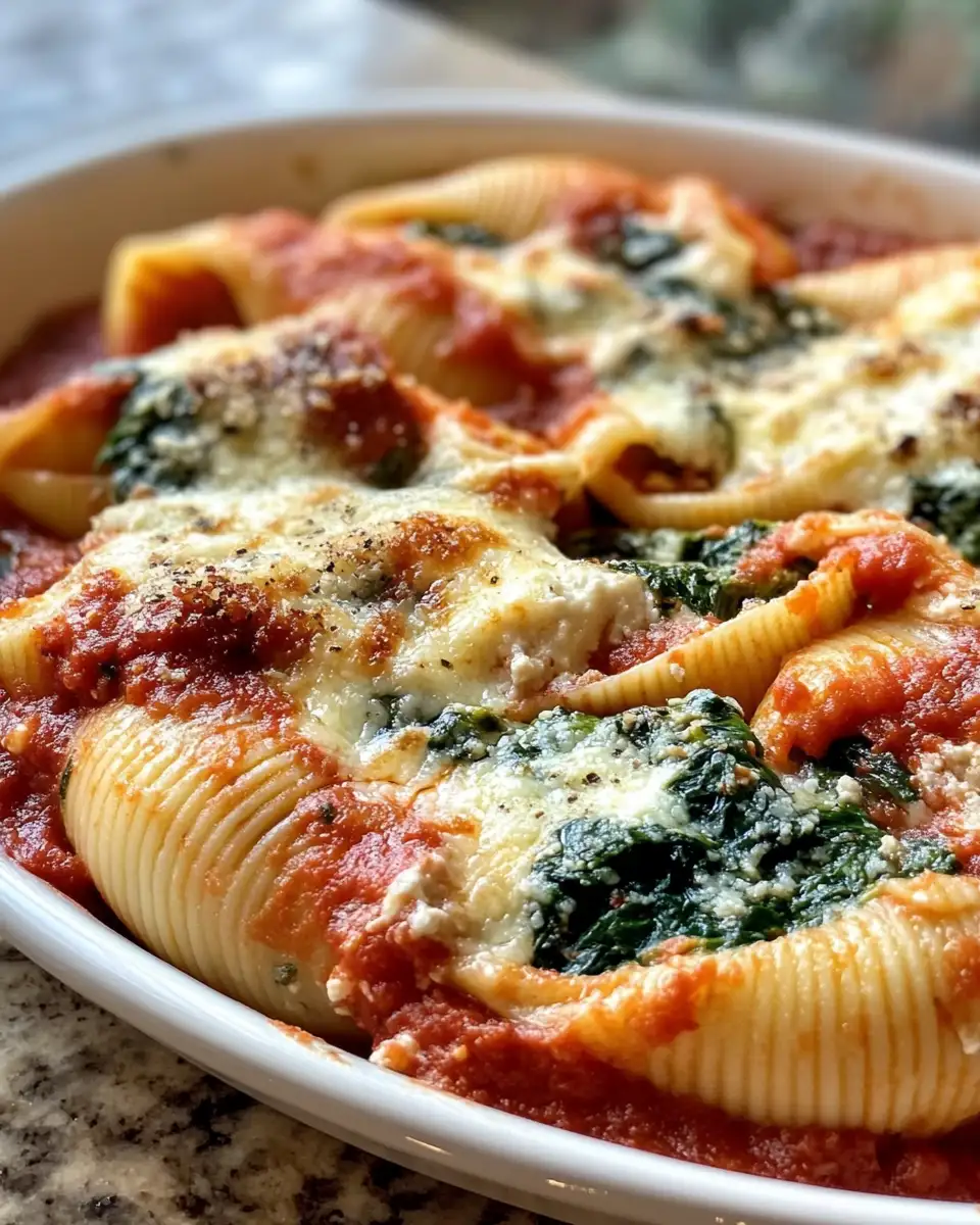 Irresistible Spinach and Ricotta Stuffed Shells for a Perfect Comfort Meal 6 Final dish - Irresistible Spinach and Ricotta Stuffed Shells for a Perfect Comfort Meal