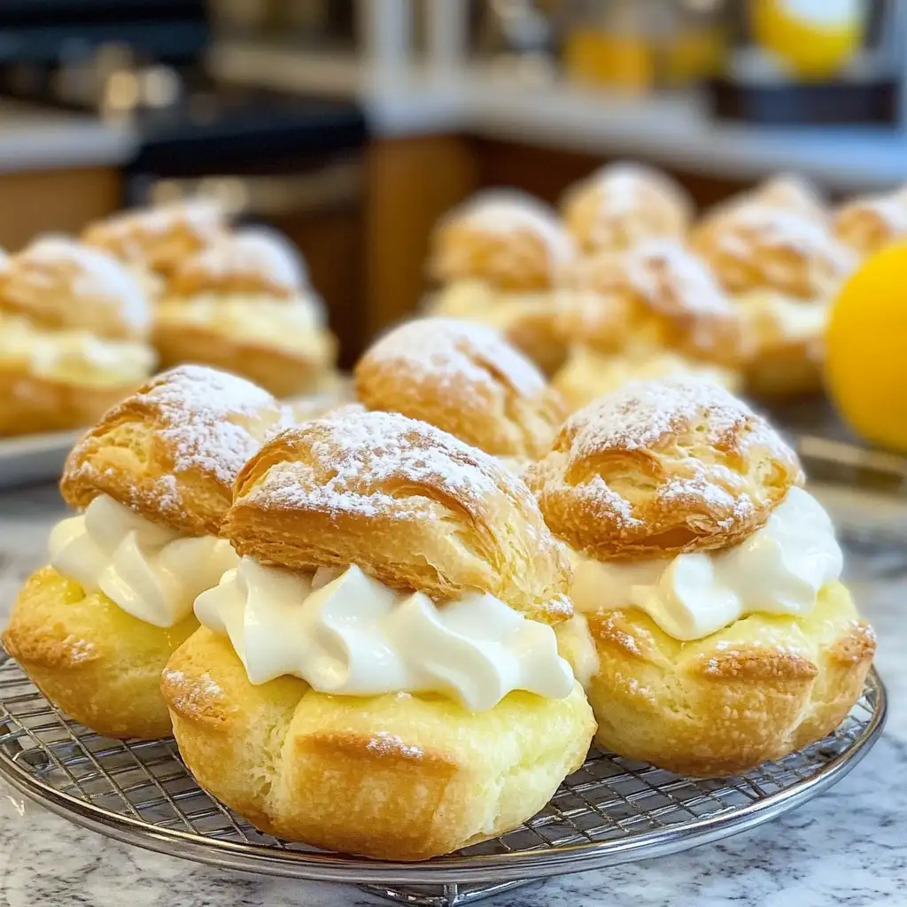 Zesty Delight Awaits: Irresistible Springtime Lemon Cream Puffs Recipe - Featured Image