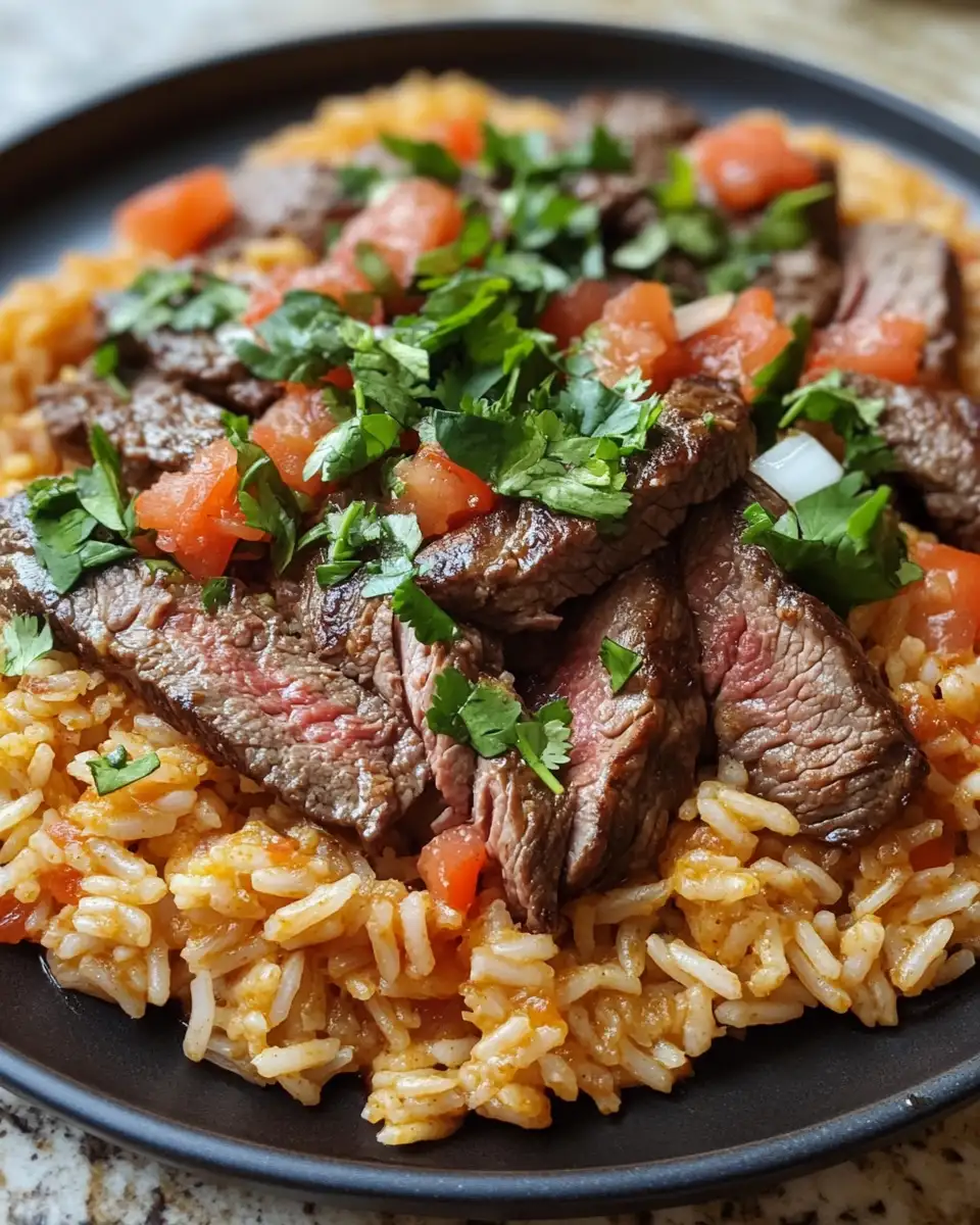 Sizzling Steak & Queso Rice: Your New Weeknight Obsession 6 Final dish - Sizzling Steak & Queso Rice: Your New Weeknight Obsession