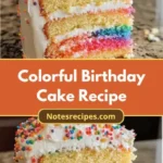 Beautifully plated Stitch Up Some Fun with a Colorful Birthday Cake Adventure ready to eat.