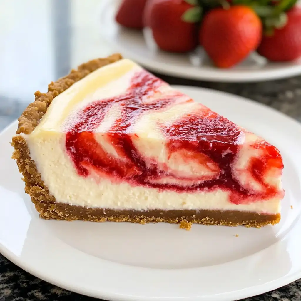 Indulge in Bliss: The Ultimate Strawberry Swirl Cheesecake Recipe - Featured Image