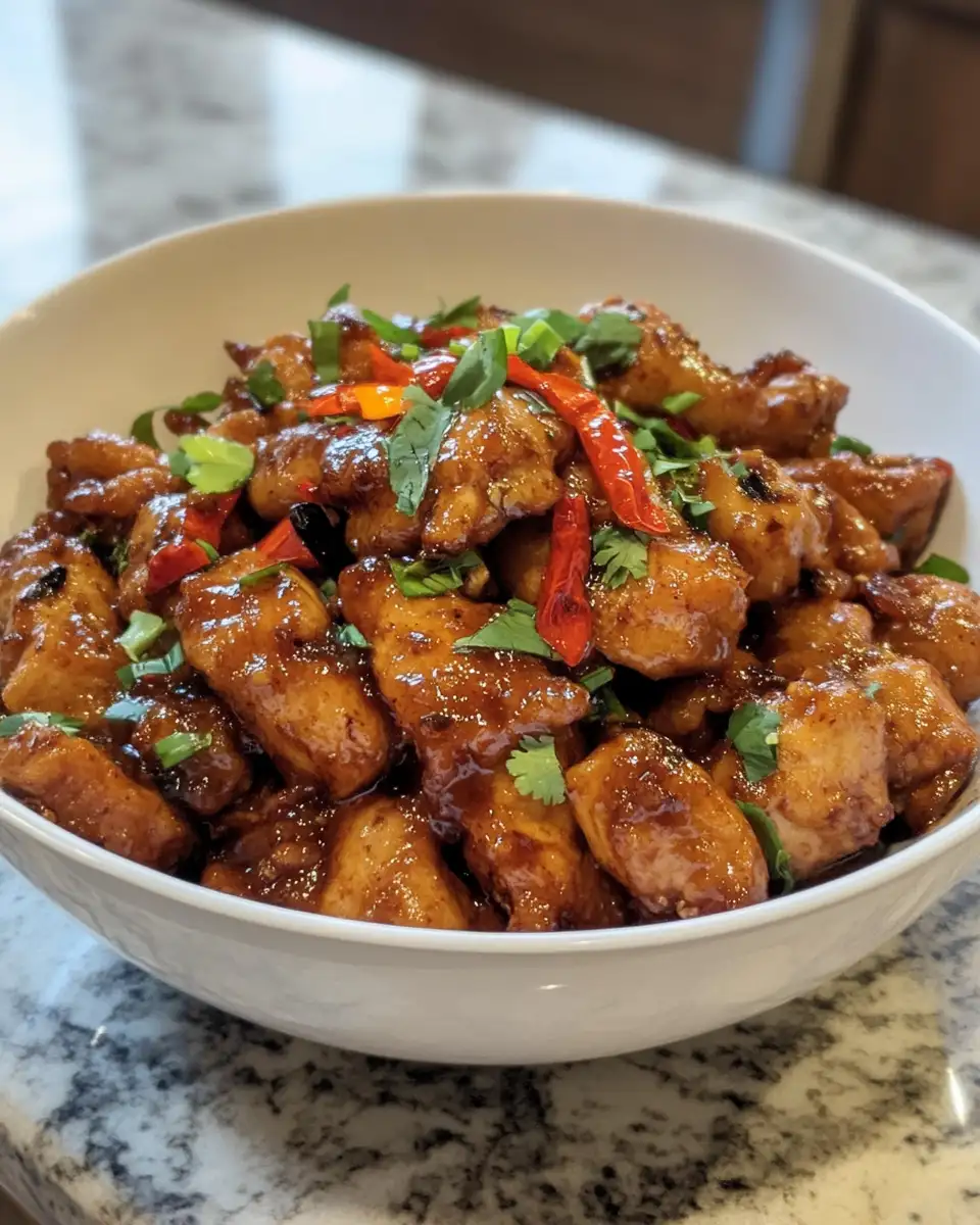 Sizzling Sweet Chili Chicken: A Flavorful Dance of Sweet and Spicy 6 Final dish - Sizzling Sweet Chili Chicken: A Flavorful Dance of Sweet and Spicy