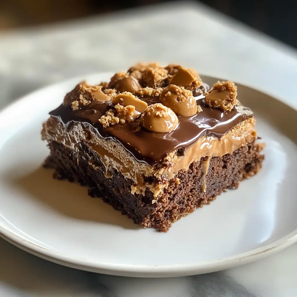 The Ultimate Guide to the Best Chocolate Peanut Butter Dump Cake Recipe - Featured Image