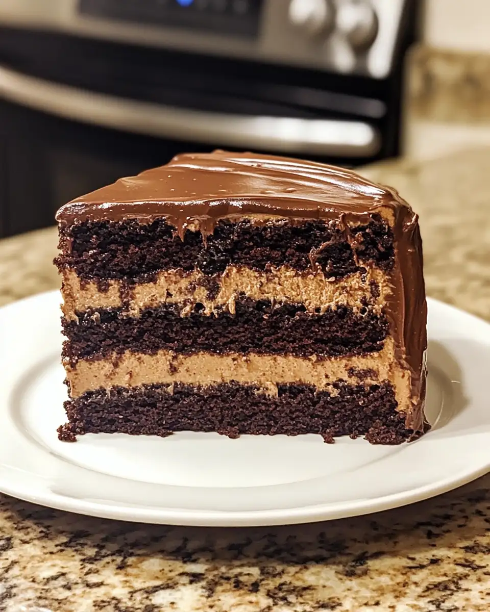 Decadent Delight: Discover the Ultimate Chocolate Snickers Cake Recipe 6 Final dish - Decadent Delight: Discover the Ultimate Chocolate Snickers Cake Recipe