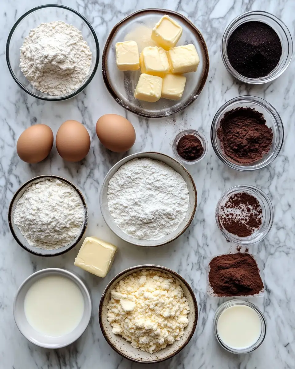 Unveiling the Secret to the Best Marble Cake You’ll Ever Bake 4 Ingredients for Unveiling the Secret to the Best Marble Cake You’ll Ever Bake