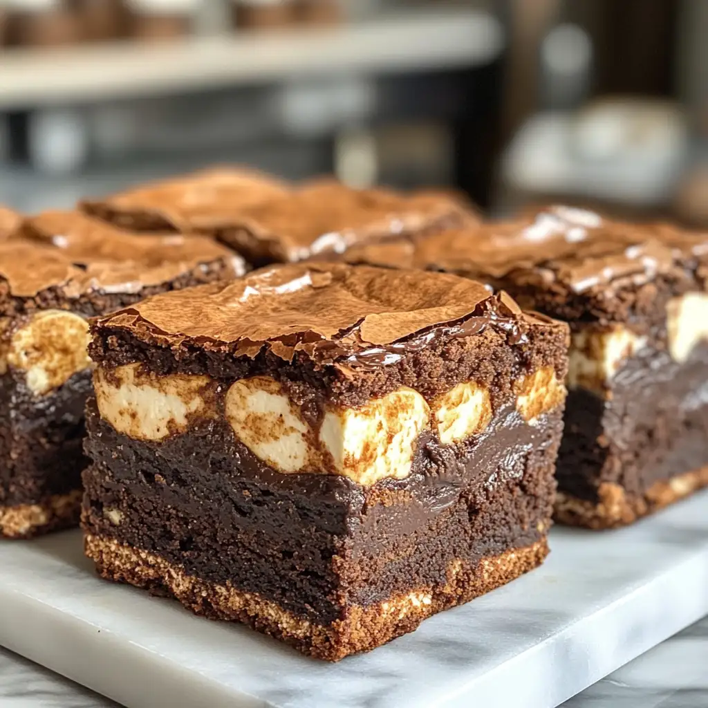 Indulge in the Ultimate Gooey Delight with The Most Amazing Smores Brownies - Featured Image