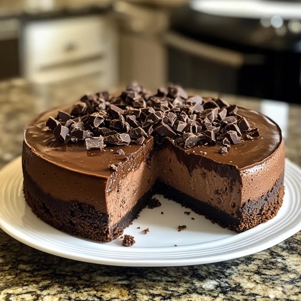 Decadence Defined: The Ultimate Chocolate Fudge Truffle Cheesecake Recipe - Featured Image