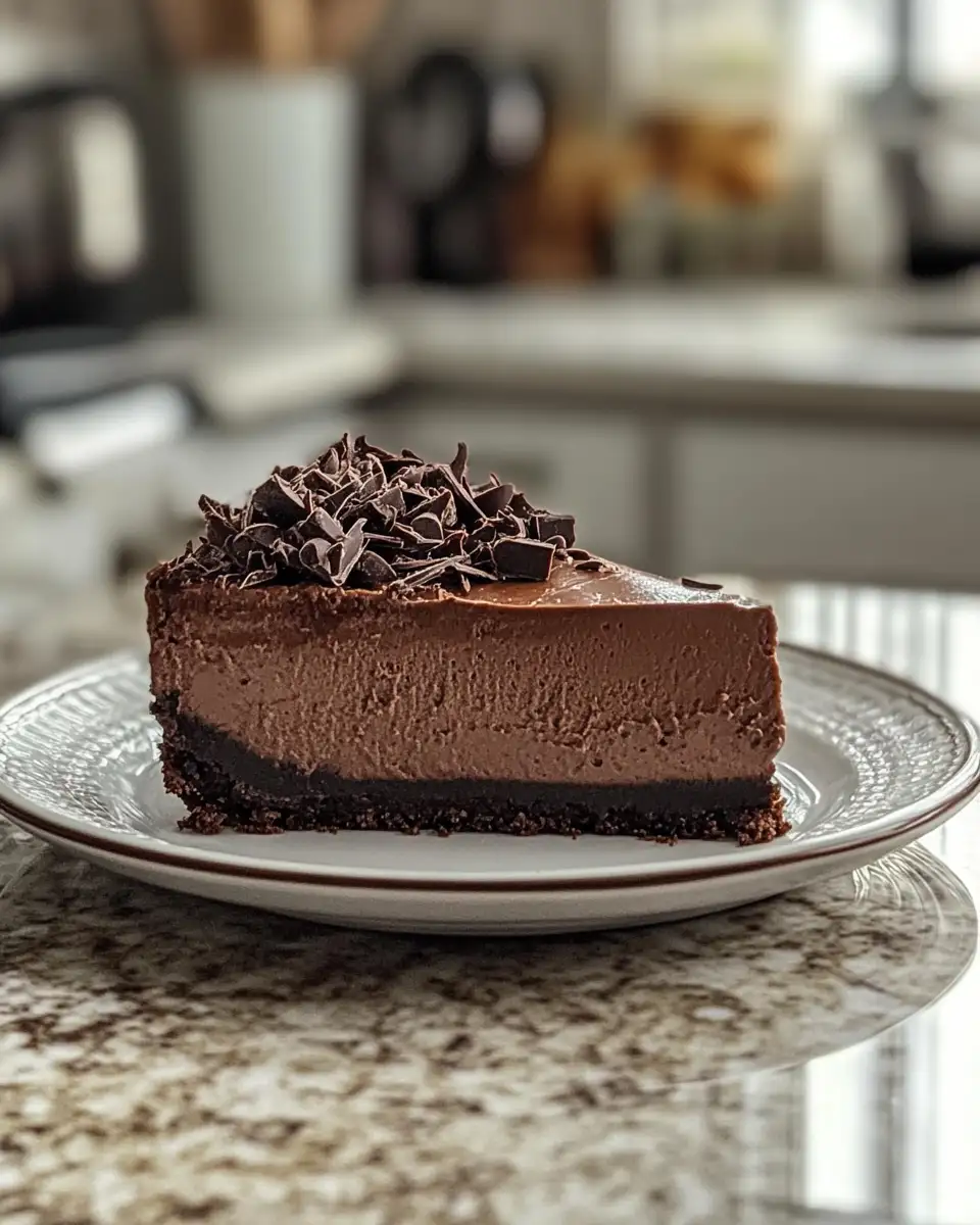 Decadence Defined: The Ultimate Chocolate Fudge Truffle Cheesecake Recipe 6 Final dish - Decadence Defined: The Ultimate Chocolate Fudge Truffle Cheesecake Recipe