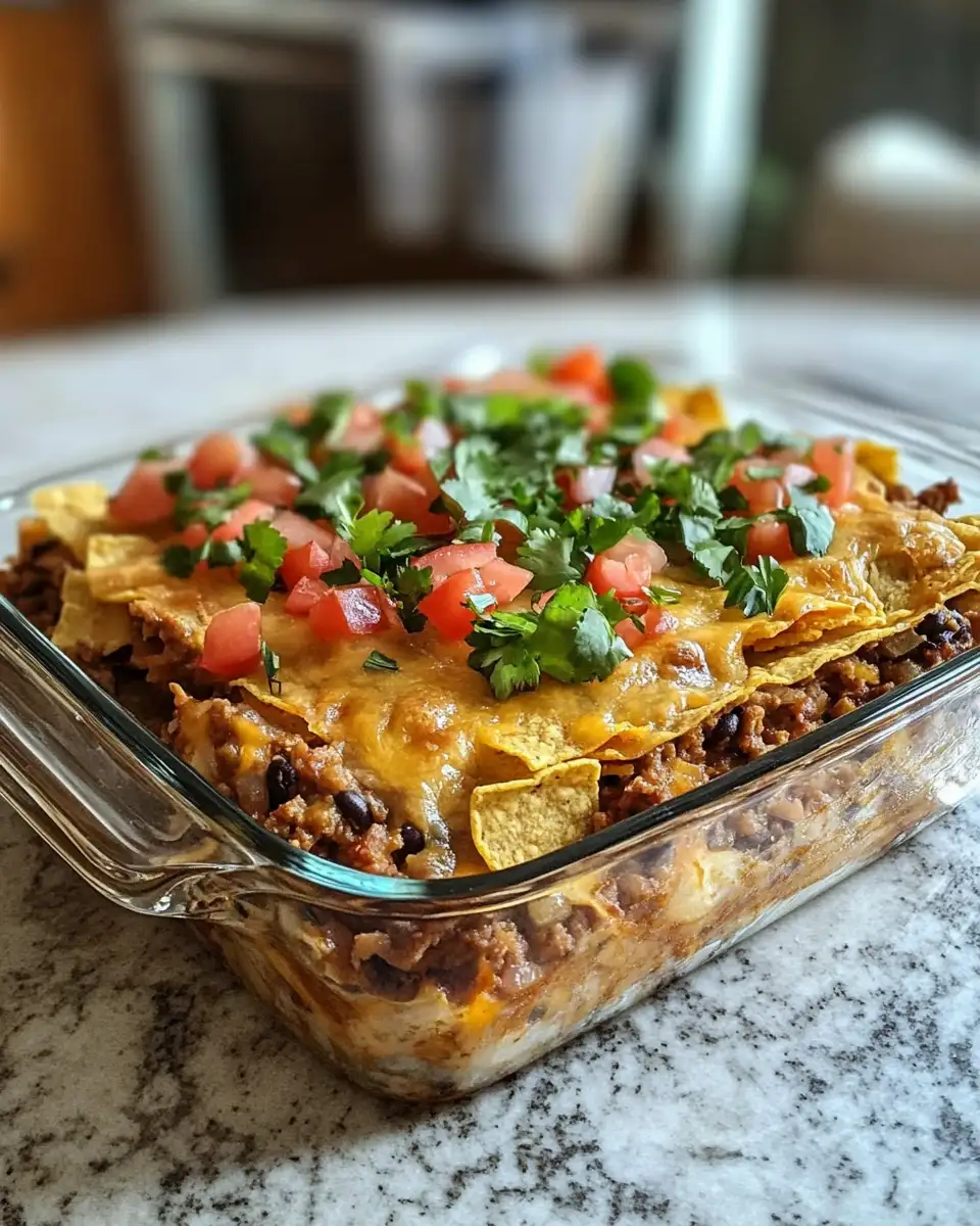 Savor the Ultimate Comfort: Walking Taco Casserole Delight 6 Final dish - Savor the Ultimate Comfort: Walking Taco Casserole Delight