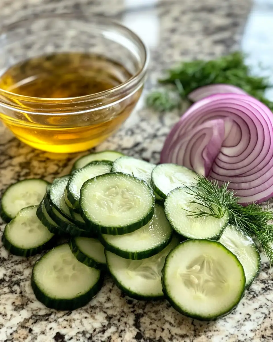 Zesty Freshness: Dive into Apple Cider Vinegar Cucumber Salad 4 Ingredients for Zesty Freshness: Dive into Apple Cider Vinegar Cucumber Salad