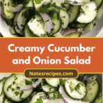 Refresh Your Palate with Creamy Cucumber and Onion Salad