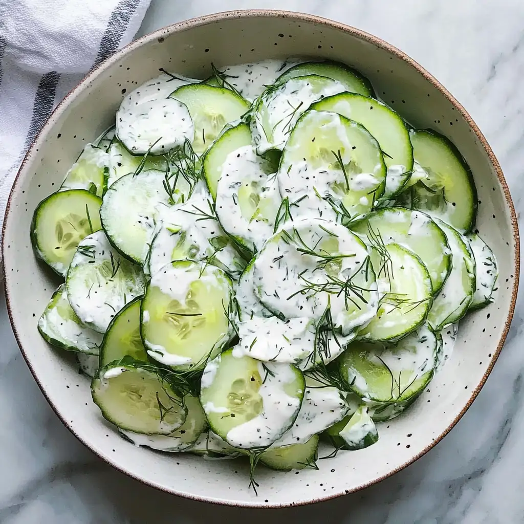 Cool and Refreshing: Dive into the Ultimate Creamy Cucumber Salad - Featured Image