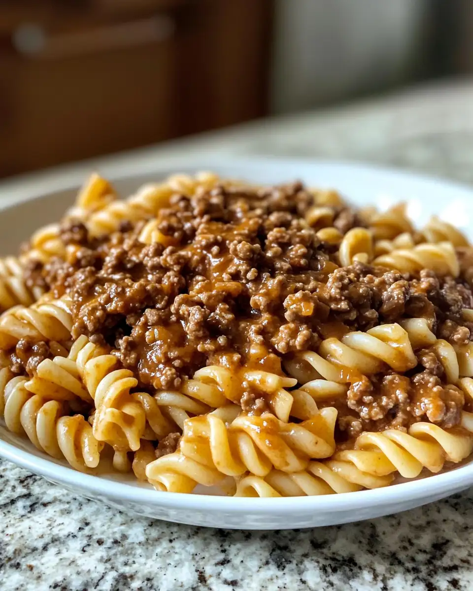 Decadent Delights with Creamy Ground Beef Pasta - Featured Image