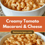 Indulge in Comfort: Creamy Tomato Macaroni & Cheese Delight