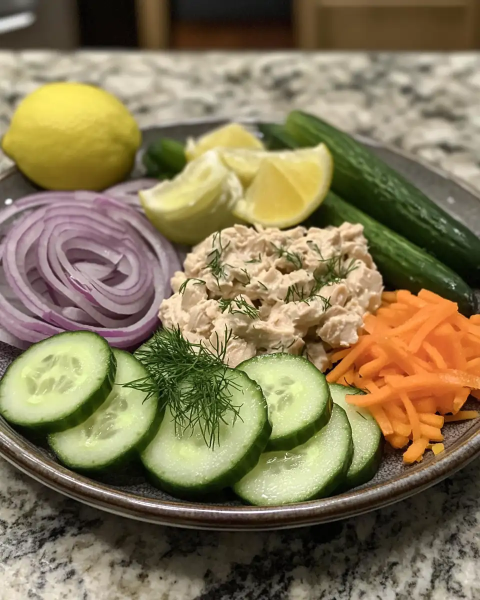 Crunchy Cucumber Bites with Tuna: A Refreshing Flavor Explosion 4 Ingredients for Crunchy Cucumber Bites with Tuna: A Refreshing Flavor Explosion