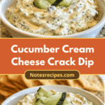Crisp and Creamy Delight: Irresistible Cucumber Cream Cheese Crack Dip