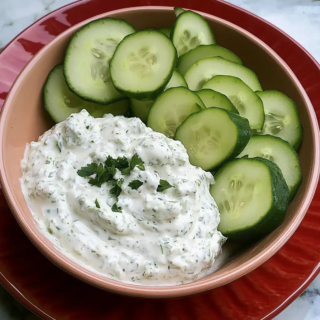 Refreshing Summer Delight Cucumber Dip Recipe - Featured Image