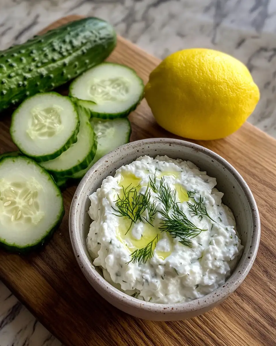 Refreshing Summer Delight Cucumber Dip Recipe 4 Ingredients for Refreshing Summer Delight Cucumber Dip Recipe