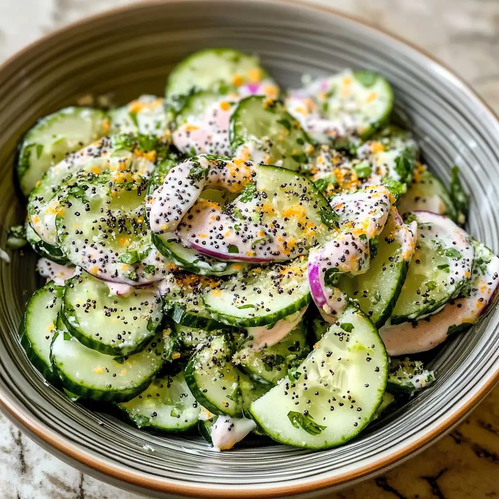 Crunch Your Way to Flavor Town with the Ultimate Cucumber Everything Bagel Salad - Featured Image