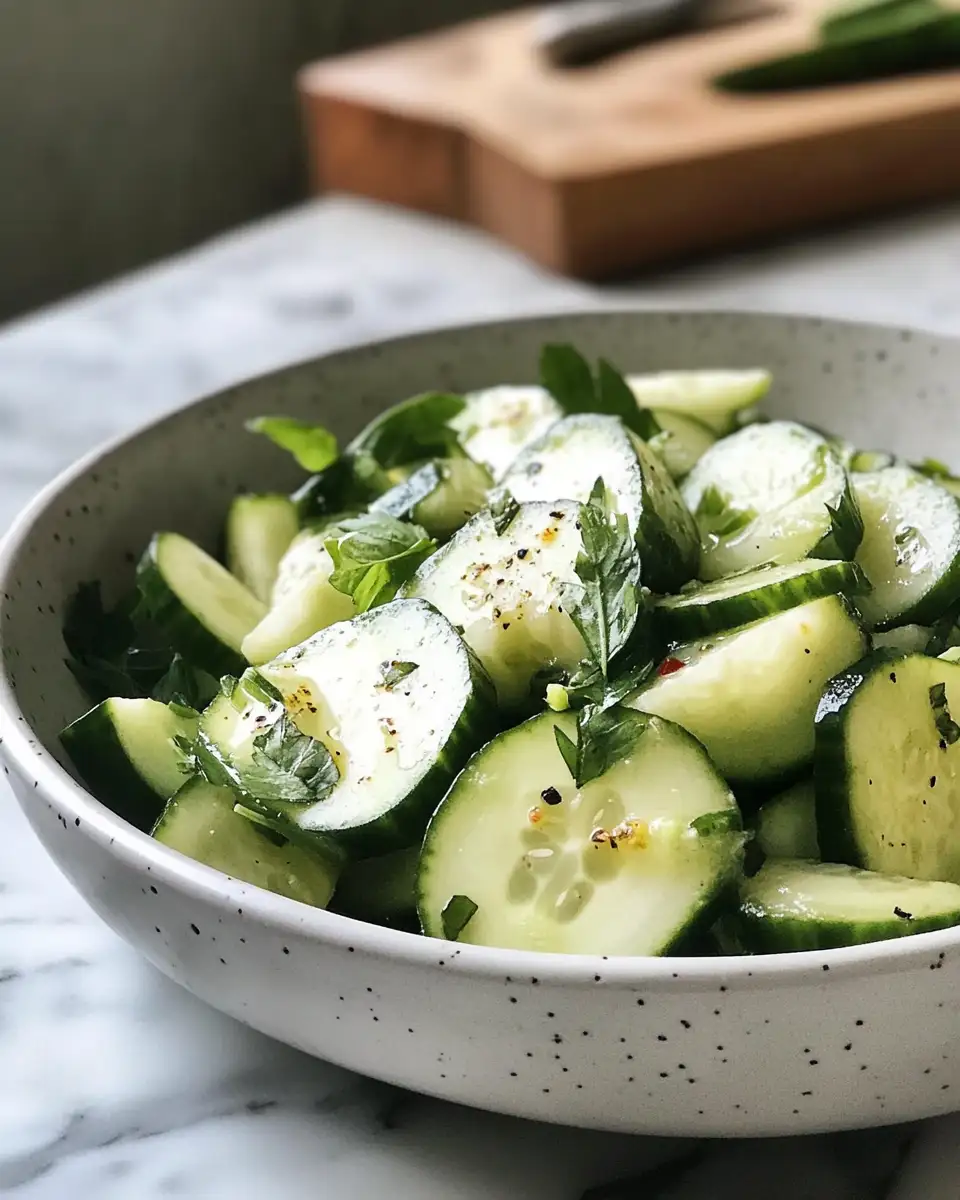 Refreshing Crunch: Elevate Your Summer with Cucumber Salad - Featured Image
