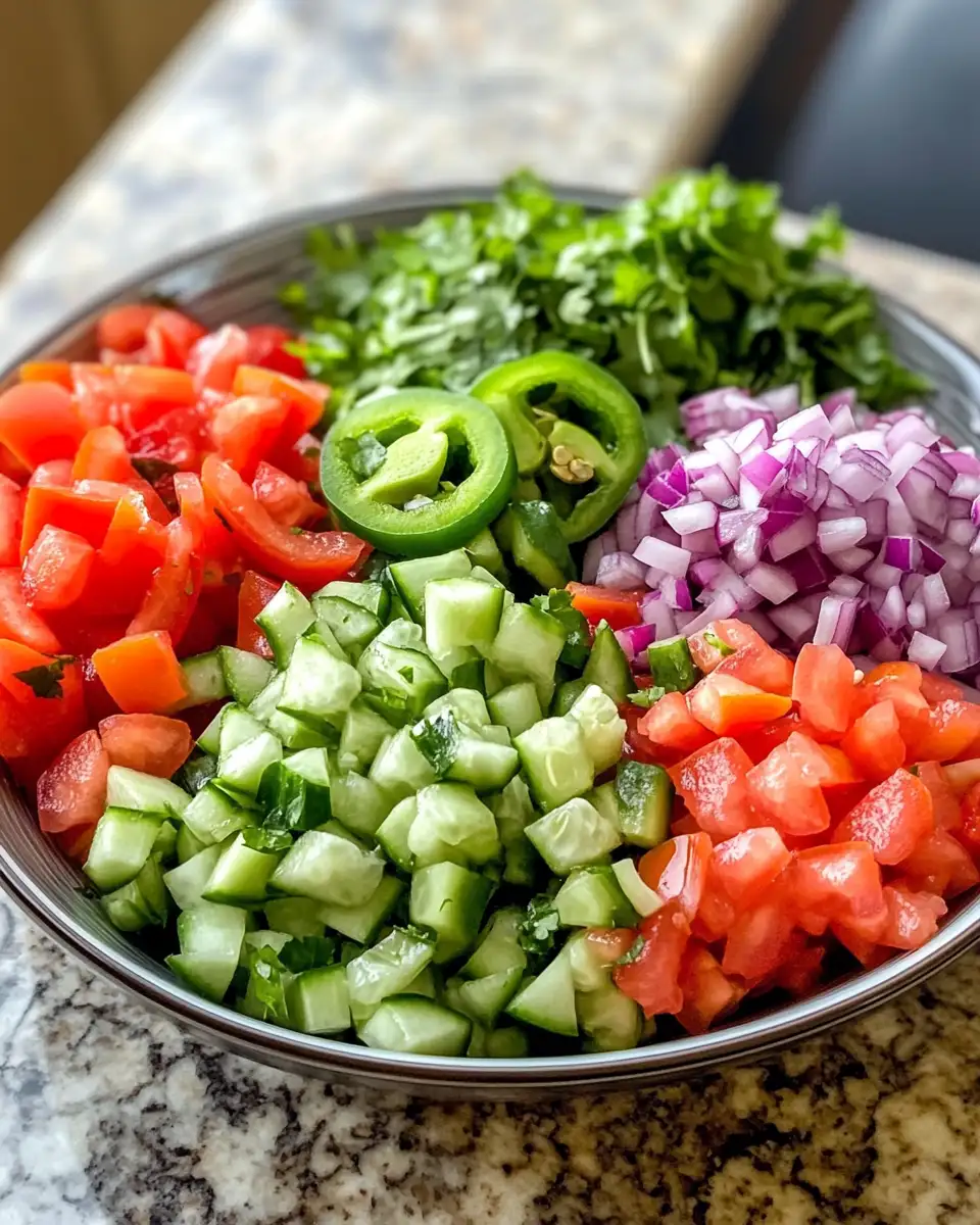 Zesty Cucumber Salsa with Fresh Tomatoes for a Refreshing Twist 4 Ingredients for Zesty Cucumber Salsa with Fresh Tomatoes for a Refreshing Twist
