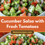 Zesty Cucumber Salsa with Fresh Tomatoes for a Refreshing Twist