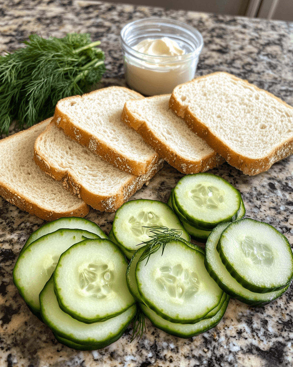 Refreshing Elegance: Mastering the Art of Cucumber Sandwiches 4 Ingredients for Refreshing Elegance: Mastering the Art of Cucumber Sandwiches