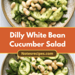 Refresh Your Palate with Dilly White Bean Cucumber Salad Delight