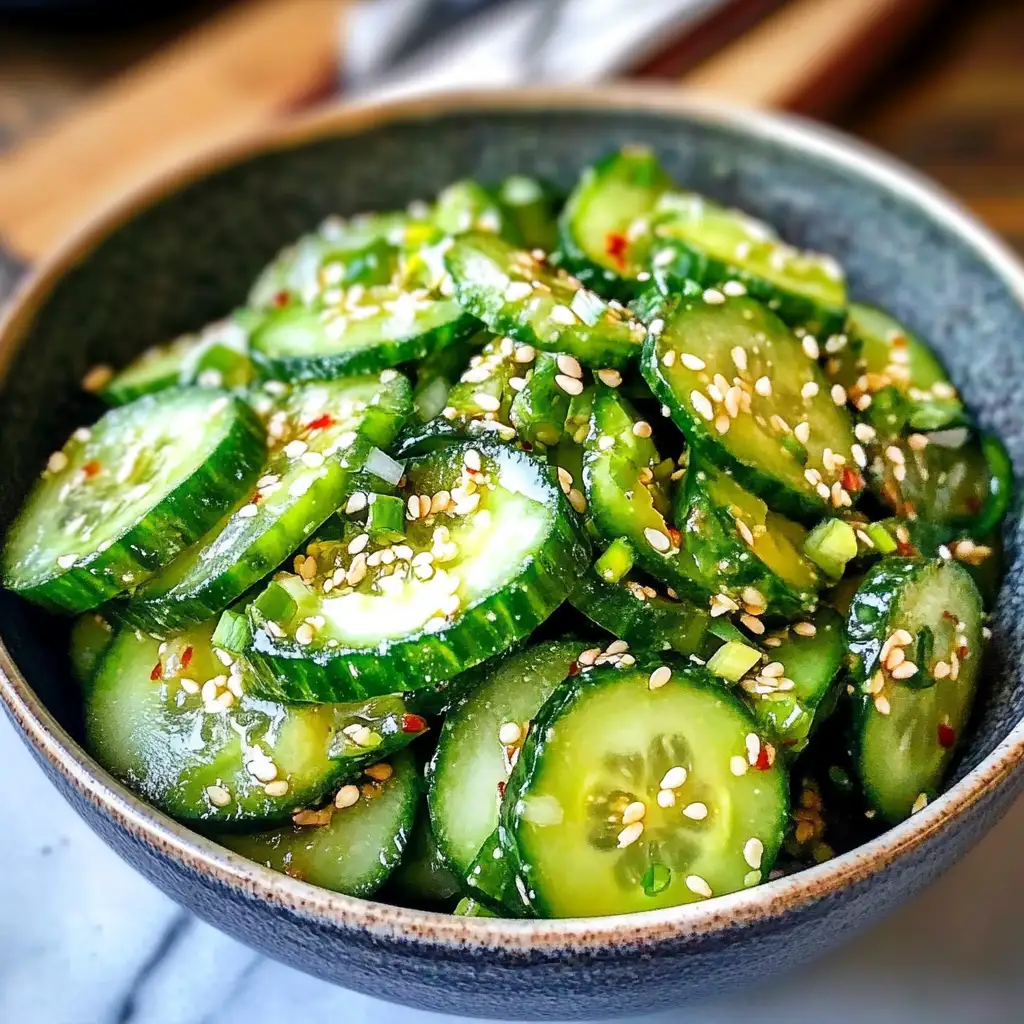 Refreshing Crunch: Easy Asian Cucumber Salad Delight - Featured Image